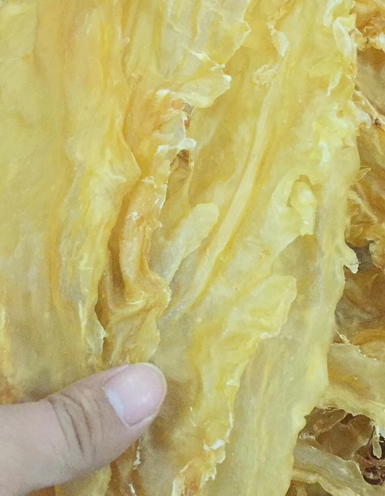 鱼胶干货 批发鱼胶足干货 黄花胶筒月子花胶海味鱼鳔鱼肚厚孕妇滋补品250g示例图16